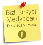 Bizi Sosyal Medyada Takip Edebilirsiniz